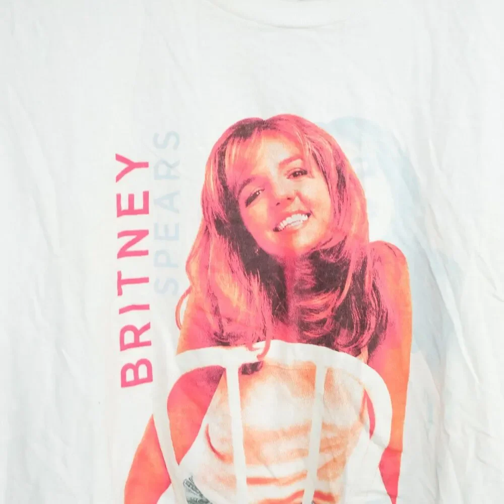 Britney Spears Official Merch Vintage Faded Graphic Tee T-Shirt Large - Picture 2 of 8
